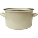 Emailitud pott 16 cm 1,8 l hall EMALIA OLKUSZ Emailitud pott 16 cm 1,8 l hall EMALIA OLKUSZ