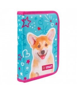 Форменный пенал одинарный с двумя клапанами Smart HP-04 Corgi