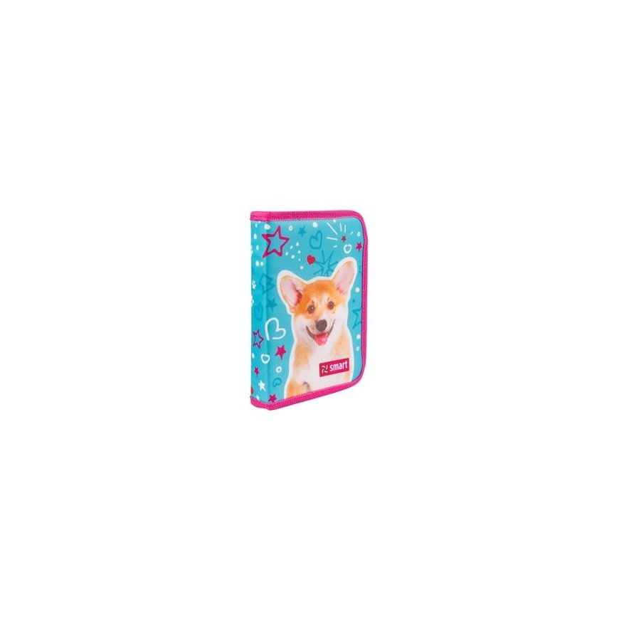 Single-sided pencil case with two flaps Smart HP-04 Corgi – 2