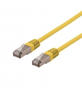 Deltaco SFTP-63GLH networking cable Yellow 3 m Cat6 S/FTP (S-STP)