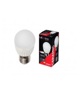 LED Bulb E27 230V 7W G45 1000lm 140lm/W 4000K, CERAMIC, LED line PRIME