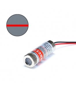 OEM Lazerio modulis 12mm 650nm 5mW -projektuoja tiesią liniją