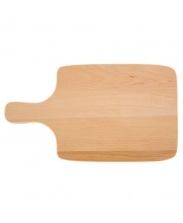 Wooden Rectangular Cutting Board with Handle Woody 34 x 20 cm DOMOTTI