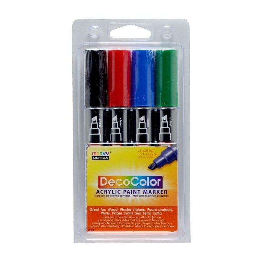 Marvy Uchida fine tip markers 4300-4BX "Le Pen", 4 pcs. | color: black – 2