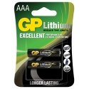Liitiumaku, AAA (LR03), AAA, 1,5 V, GP, pakendatud plaadis, 2 tk. Liitiumaku, AAA (LR03), AAA, 1,5 V, GP, pakendatud plaadis, 2 tk.