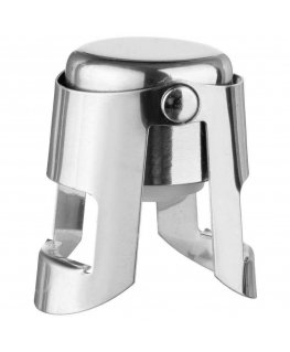 Secret De Gourmet Steel roostevabast terasest šampanja kork 6 cm