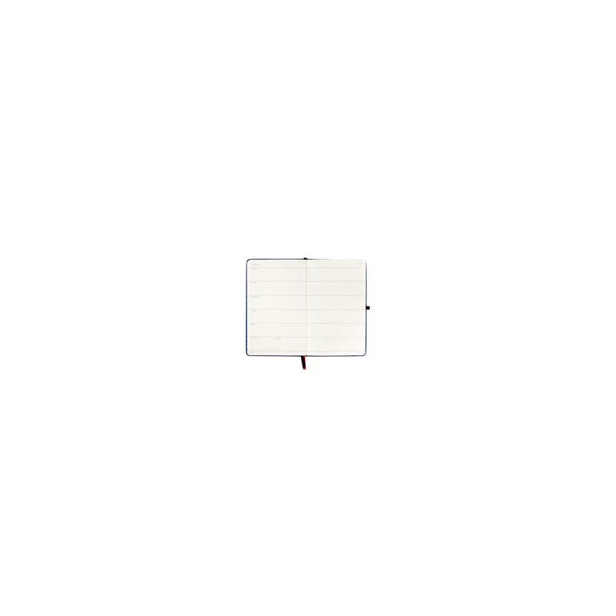 FAT Kalendorius - märkmik UNIVERSAL Must EDITION, PU, A5, kuupäevadeta, kreemjas – 2