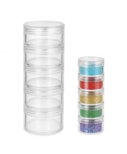 OEM muovinen astia 10 ml - suljettava astia koristekimalleille ruuveilla