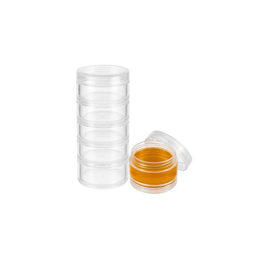OEM Plastic Container 10 ml - screw-top container for glitter decorations with screws – 2