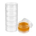 OEM Plastic Container 10 ml - screw-top container for glitter decorations with screws OEM Plastic Container 10 ml - screw-top container for glitter decorations with screws