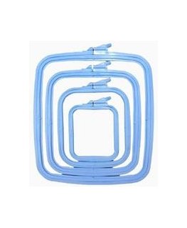 Nurge Square (stačiakampiai) plastmassist rõngad 19,5*22 cm (suured) 170-13BL