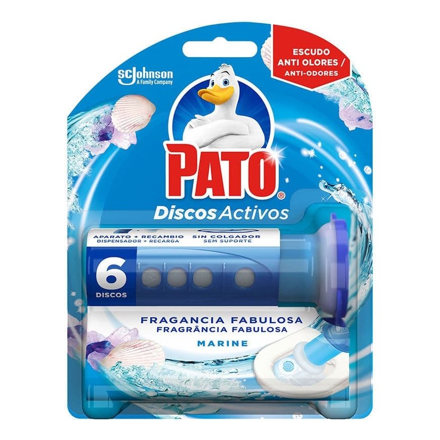 Pato DUCK WC ACTIVE DISCS seade + 6 täiendust mereline värskus 7 tk – 2