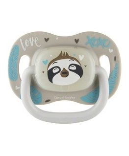 CANPOL BABIES silicone symmetrical pacifier, 0-6M, illustration: Cute panda