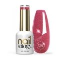 Realac Clavier Nailsology hübriidlakid sädelusega 129 Lambada Rožinė 8ml