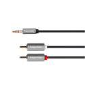 Kruger & Matz Basic 2RCA - AUX 3.5mm cable 5m Kruger & Matz Basic 2RCA - AUX 3.5mm cable 5m