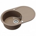 Compotexa Stone Composite Sink HELIKA Clarus SR101AW, Silicsana color: Light Brown | Mocha warm 114 Compotexa Stone Composite Sink HELIKA Clarus SR101AW, Silicsana color: Light Brown | Mocha warm 114