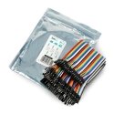 JustPi ühenduskaablite komplekt - 20 cm 3 x 40 tk l-l, k-k, l-k (120 tk)