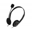 C-TECH Наушники с микрофоном MHS-03E, черные
