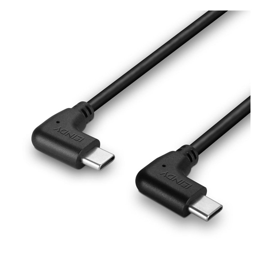 Lindy 32009 USB kabelis USB 2.0 1 m USB C Melns – 5