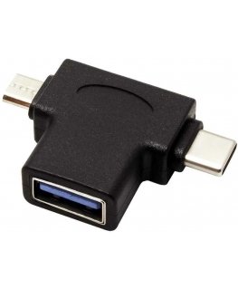 PremiumCord Adapteris USB3.0 ar USB-C un mikro USB B.