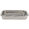 Grill Pan 30 x 22 x 5 cm DOMOTTI Grill Pan 30 x 22 x 5 cm DOMOTTI