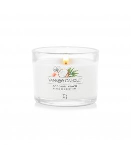 Yankee Candle Coconut Beach восковая свеча Круглый Кокос Белый 1 шт