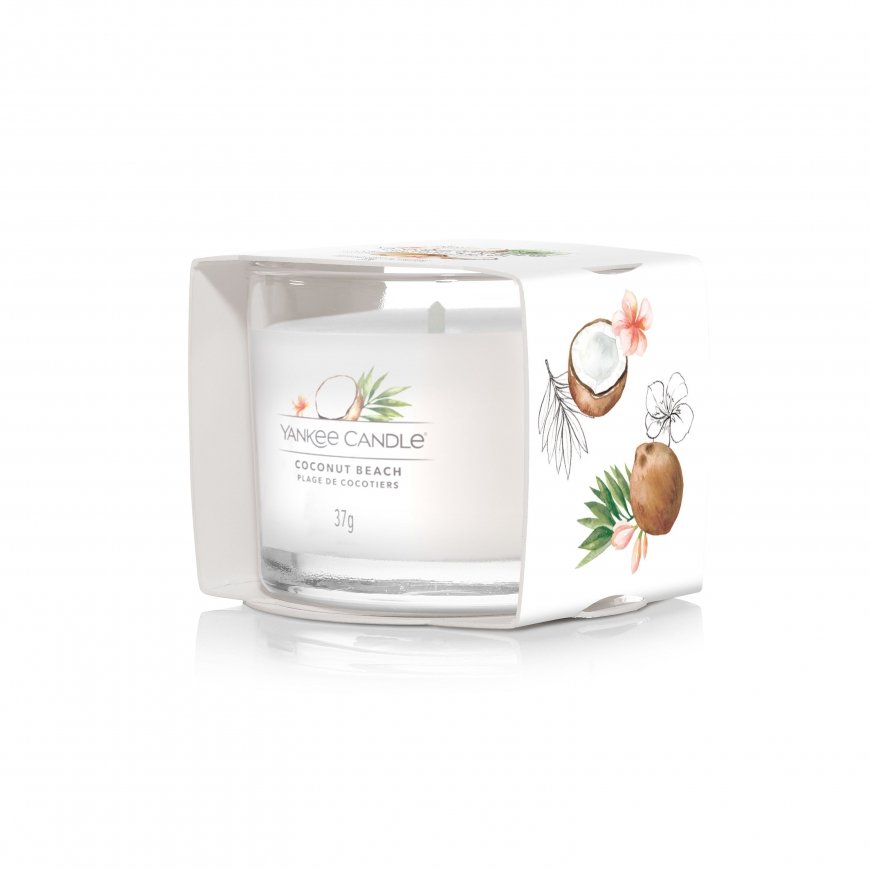 Yankee Candle Coconut Beach wax candle Round White 1 pc(s) – 2