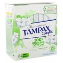 TAMPAX 100% ORGANIC COTTON super šviesos 14 vienetų TAMPAX 100% ORGANIC COTTON super šviesos 14 vienetų