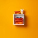 Moxom Basestore trauks ar vāku un klipiem, 19x28x13 cm, 4,5 L dzintara krāsā Moxom Basestore trauks ar vāku un klipiem, 19x28x13 cm, 4,5 L dzintara krāsā