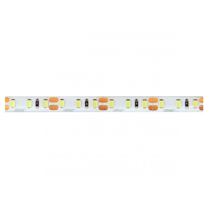 LED juosta 12V 9.6W/m hermetiška IP65, 120LED/m SMD2835, šiltai balta 2700K 100lm/W, LED LINE – 2
