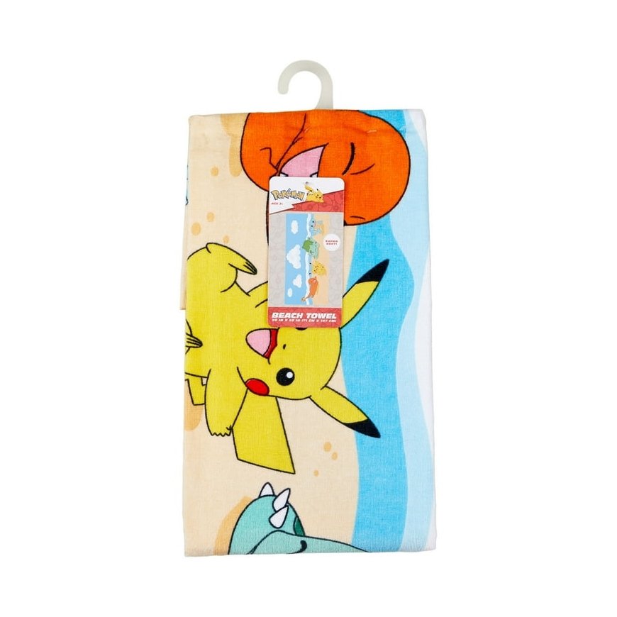 Nintendo Pokemon Pikachu rannalle tarkoitettu pyyhe, puuvillaa – 2