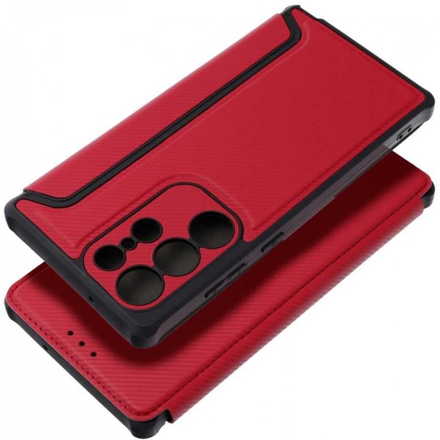 OEM LUNA Book Gold Case for Samsung Galaxy A32 5G Red