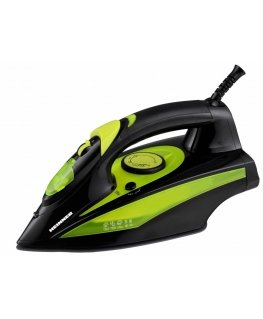 Heinner XI-6060-GR silitysrauta Kuiva- & höyrysilitysrauta Keraaminen pohjalevy 2400 W musta, Vihreä