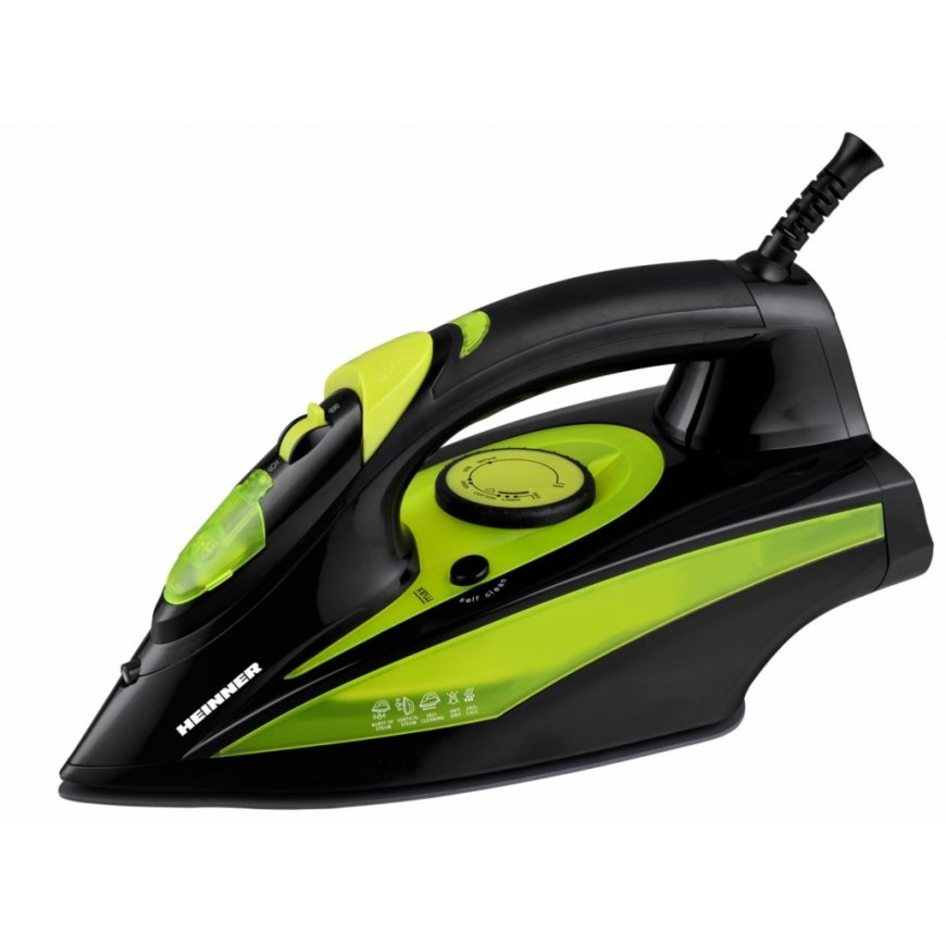 Heinner XI-6060-GR iron Dry & Steam iron Ceramic soleplate 2400 W Black, Green