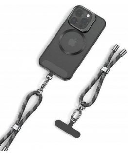 USAMS Universal Phone Strap Case 34cm Gray Color ZB282GS01 (US-ZB317)