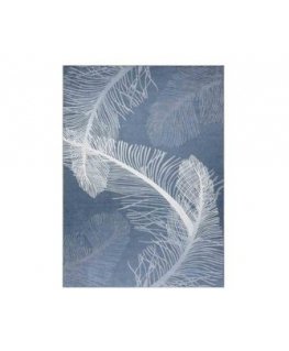 Mērija Kilimēlis ARLEN FEATHERS zilā krāsā boho stilā 120x170 Hakano