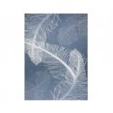 Sininen Kilim ARLEN FEATHERS boho-tyylinen 120x170 Hakano Sininen Kilim ARLEN FEATHERS boho-tyylinen 120x170 Hakano