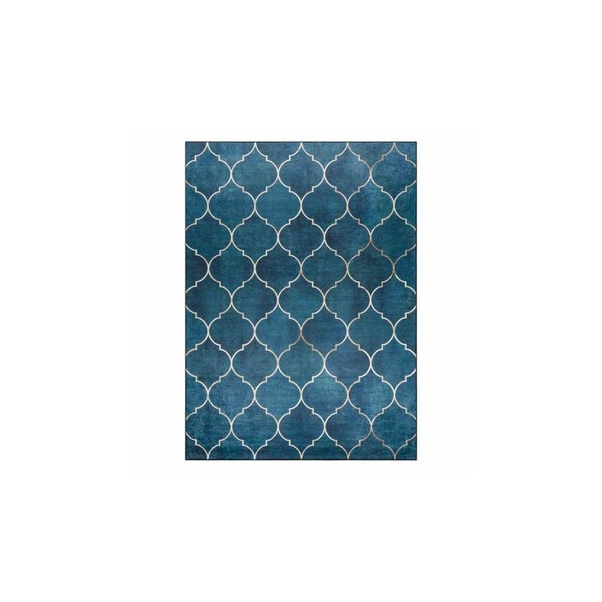 Blue Kilimėlis ARLEN FEATHERS sinine värviga boho stiilis 120x170 Hakano – 2