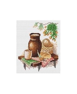 Beldizart Cross-Stitch Embroidery Kit "Mushroom Season" 13*11 cm SM-1238