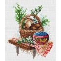 Beldizart Cross-Stitch Embroidery Kit "Mushroom Season" 13*11 cm SM-1238 Beldizart Cross-Stitch Embroidery Kit "Mushroom Season" 13*11 cm SM-1238