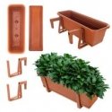 Spacetronik Curved Balcony Stand L-40cm Front with Clamps Spacetronik Curved Balcony Stand L-40cm Front with Clamps
