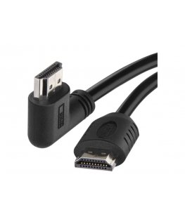 Кабель Emos HDMI 2.0 высокой скорости A штекер - A штекер 90° 1.5 м