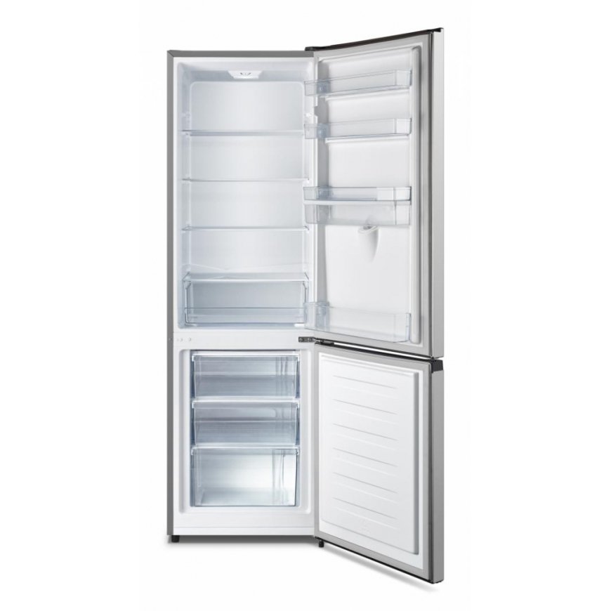 Heinner HC-HS268SWDE++ combi-fridge Freestanding 268 L Silver – 2
