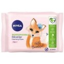 Nivea MicellAir Skin Breathe 3in1 bioloogiliselt lagunevad micellaarse meigi eemaldamise salvrätikud 25 tk.