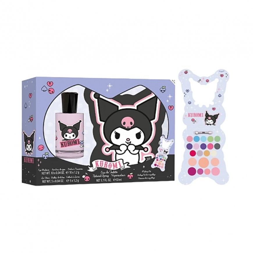 Hello Kitty Kuromi Eau De Toilette Smidzinātājs, 50 ml Komplektā 2 Gab.