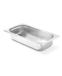 GN 1/3 konteiner, kõrgus 65 mm, roostevaba teras - Hendi 800423