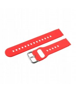 Pacific Gumijas siksna smartwatch 20mm - sarkana/sudraba