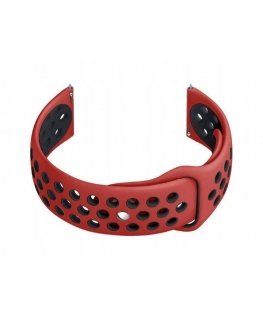 Pacific Guminis dirželis U11 for Smartwatch - Red/Black - 22mm