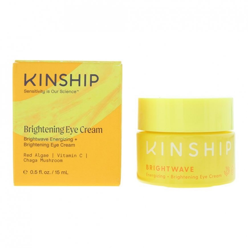 Kinship, Brightwave, Vitamin C, Šviesinantis, Paakių kremas, 15 ml