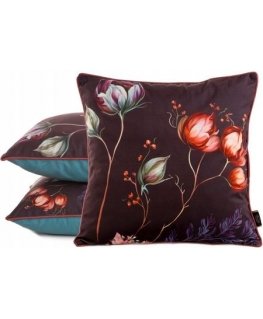 Eurofirany CHP/VELVET/129 45X45 BRICK+TURQUOISE
